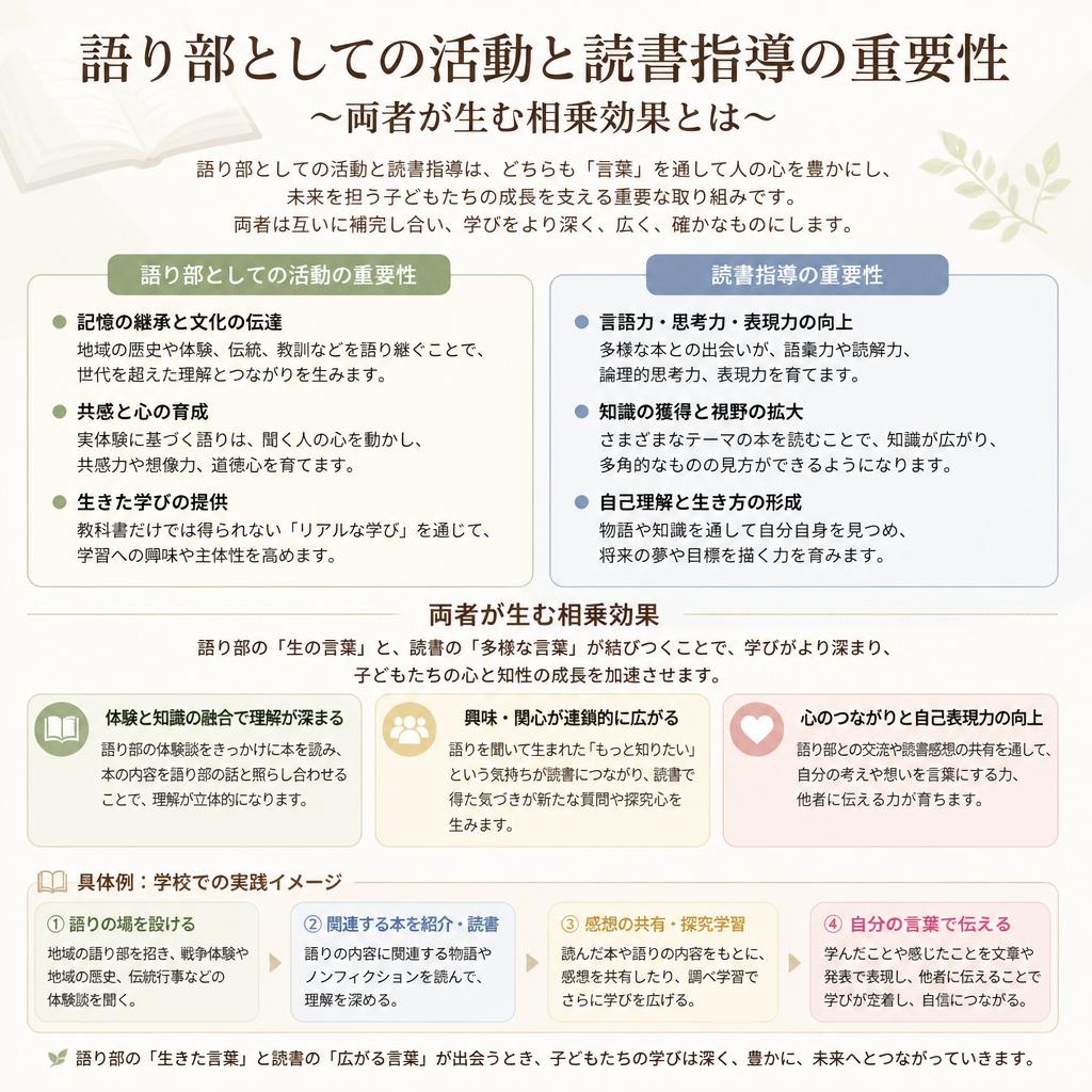 語り部と読書の関係性